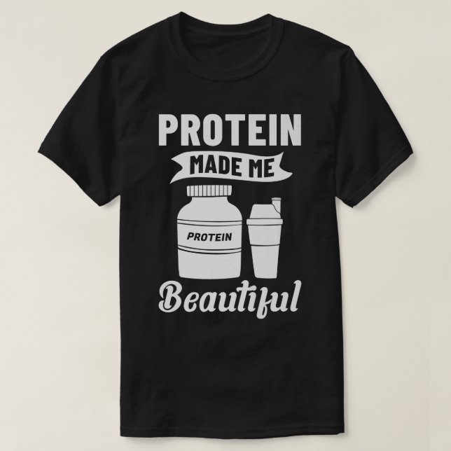 Camiseta Proteínas Pó Bebidas De Soro De Soro Snacks Vegan  (Frente do Design)
