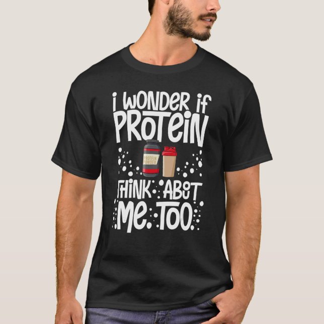 Camiseta Proteínas Pó Bebidas De Soro De Soro Snacks Vegan  (Frente)