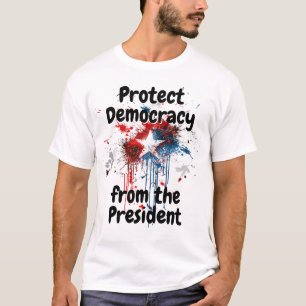 Camiseta Proteja a Democracia do Presidente, Donald Trump