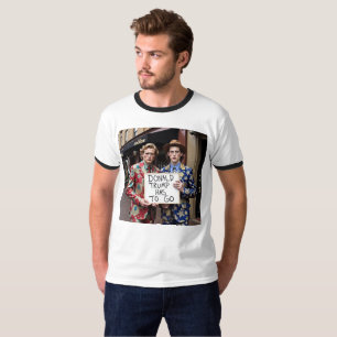 Camiseta Proteja a diversidade impedindo o trunfo