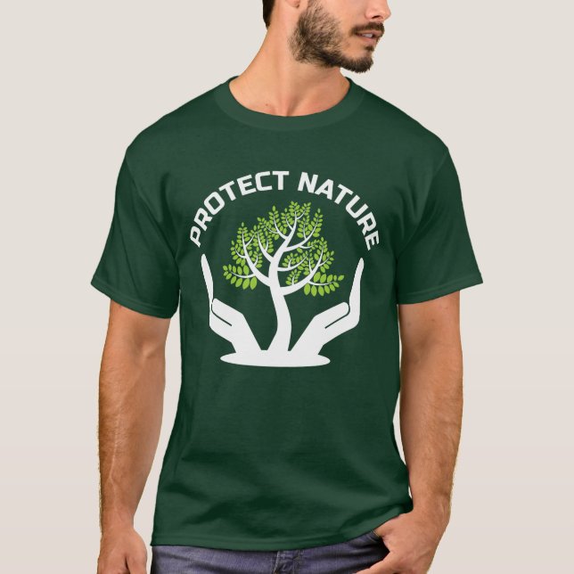 Camiseta Proteja a natureza (Frente)