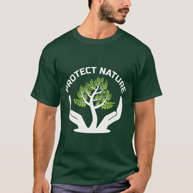 Camiseta Proteja a natureza (Frente)
