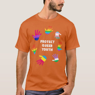 Camiseta Proteja a Orgulho gay LGBT LGBT da Juventude Fila