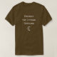 Camiseta Proteja a plântula lésbica (Frente do Design)