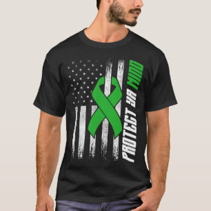 Camiseta Proteja a sua mente a sua consciência de saúde men
