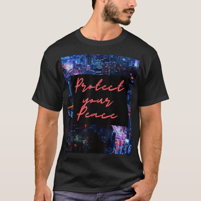 Camiseta Proteja a sua paz (Frente)