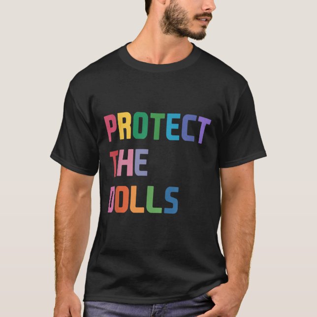 Camiseta Proteja As Bonecas _4  (Frente)