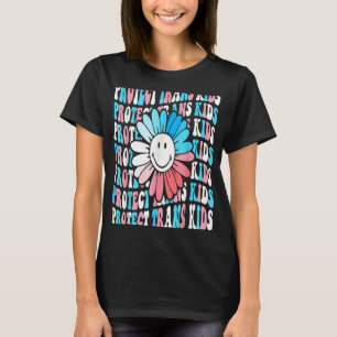 Camiseta Proteja As Crianças Trans Lgbt Suportam O Transgen