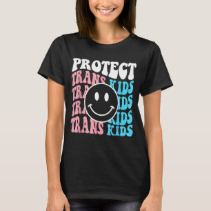 Camiseta Proteja As Crianças Trans Lgbt Suportam O Transgen