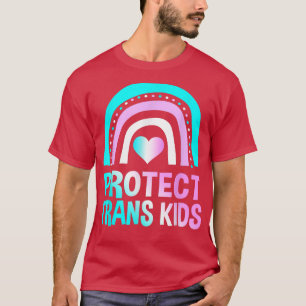 Camiseta Proteja as Crianças Trans Suportam o Orgulho de Ro