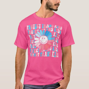 Camiseta Proteja as crianças transgênicas LGBT a suportar t