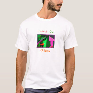 Camiseta "Proteja nossas crianças "