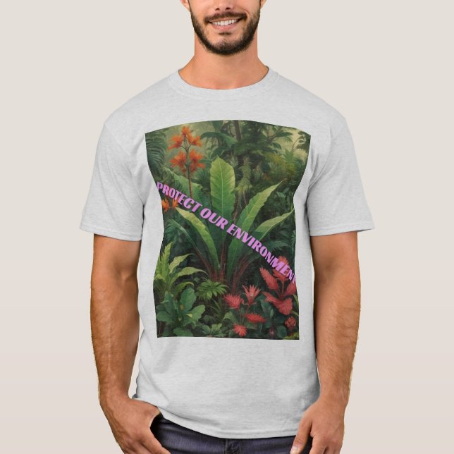 Camiseta Proteja nosso ambiente (Frente)