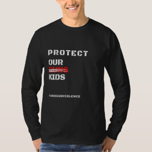 Camiseta Proteja nosso filho da arma e não arma 2