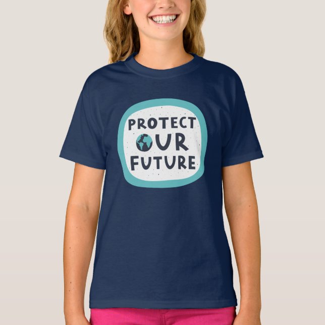 Camiseta Proteja nosso futuro (Frente)