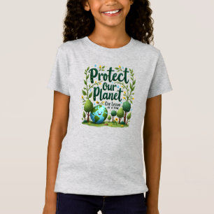 Camiseta Proteja Nosso Planeta – Impressão de Sala de Aula