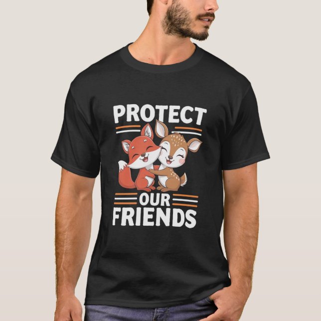 Camiseta Proteja nossos amigos (Frente)