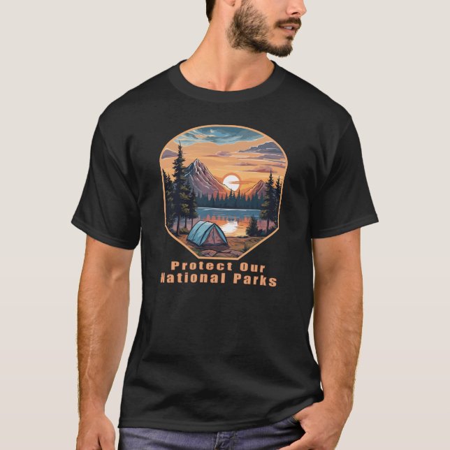 Camiseta Proteja nossos Parques Nacionais (Frente)