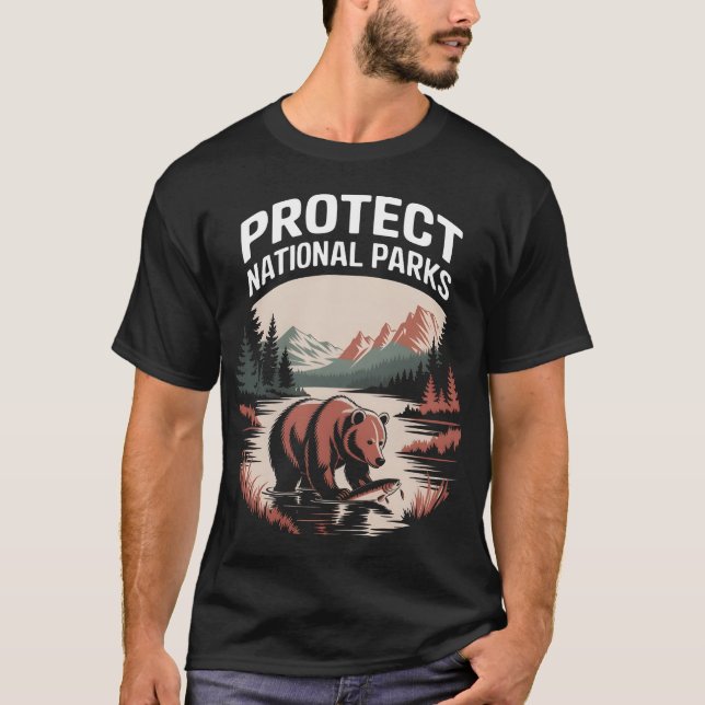 Camiseta Proteja nossos parques nacionais (Frente)