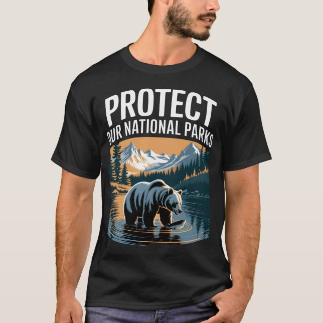 Camiseta Proteja nossos parques nacionais (Frente)