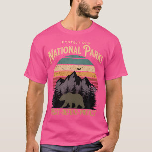 Camiseta Proteja nossos parques nacionais acampando suvenir