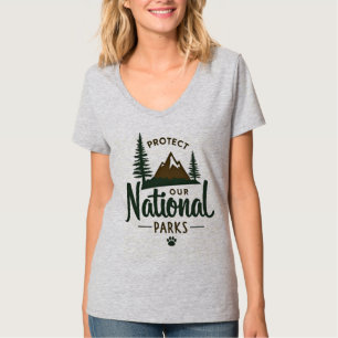 Camiseta Proteja nossos parques nacionais - ativista da nat