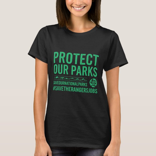 Camiseta Proteja Nossos Parques Salvem Nossos Parques Nacio (Frente)