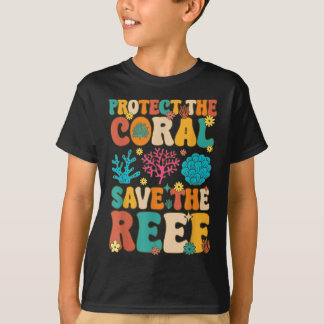 Camiseta Proteja O Coral Salve O Coral De Recife De Coral A