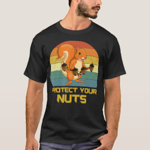 Camiseta Proteja o esquilo dos seus Loucos