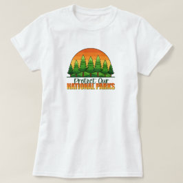 Camiseta Proteja o nosso apoio aos parques nacionais