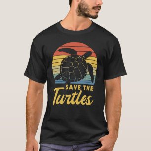 Camiseta Proteja o oceano para salvar as tartarugas