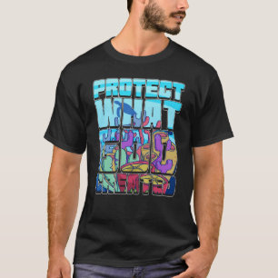 Camiseta Proteja o que Deus Criou os oceanos dos recifes de