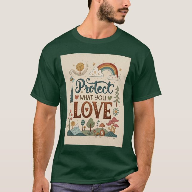 Camiseta Proteja o que você ama. (Frente)