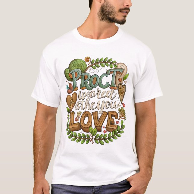 Camiseta Proteja o que você ama.2 (Frente)