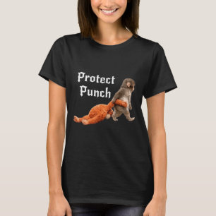 Camiseta Proteja o soco de macaco bebê