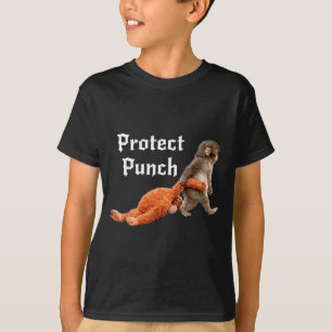 Camiseta Proteja o soco de macaco bebê