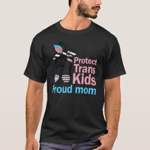 Camiseta Proteja o suporte de transmissão de mensagens tran