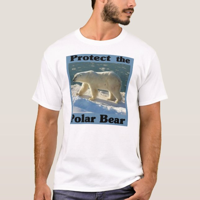 Camiseta Proteja o Urso Polar (Frente)
