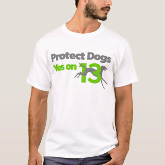 Camiseta Proteja os cães - YesOn13