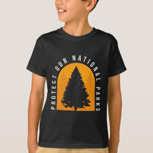 Camiseta Proteja os nossos parques nacionais, que se aflige