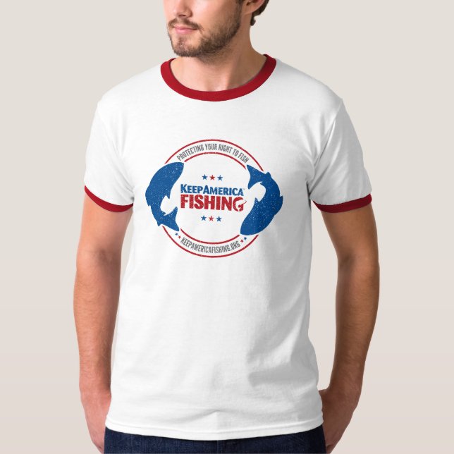 Camiseta Proteja seu direito de pescar! (Frente)