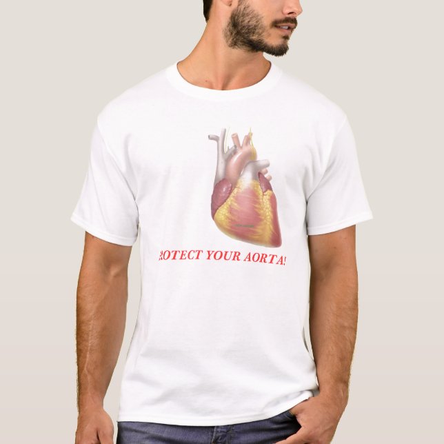 CAMISETA PROTEJA SUA AORTA! (Frente)