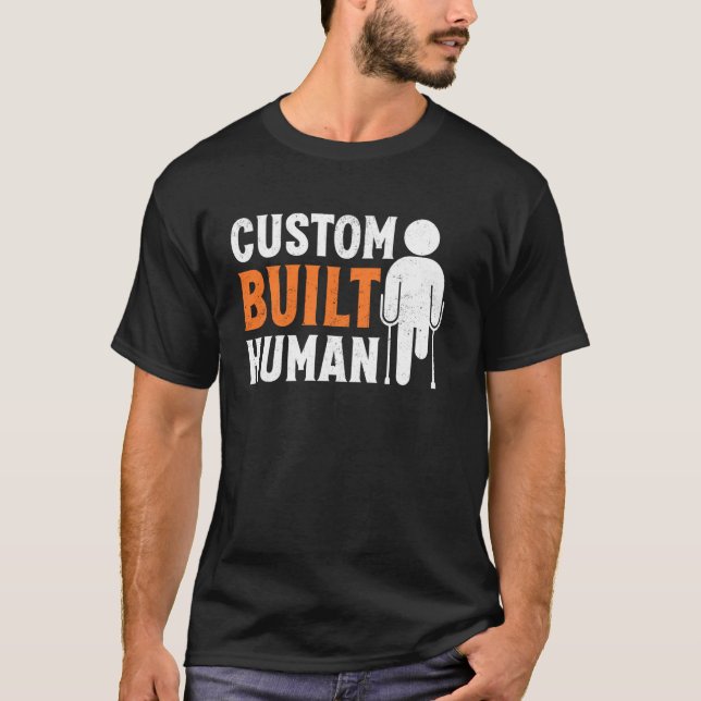 Camiseta Prótese Humana Personalizada (Frente)