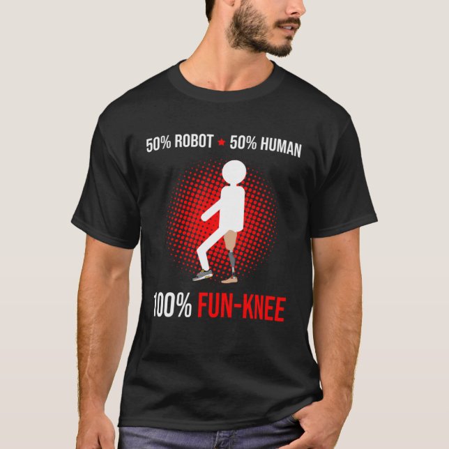 Camiseta Prótese Perna para Prótese Perna e Falso Membro 1 (Frente)