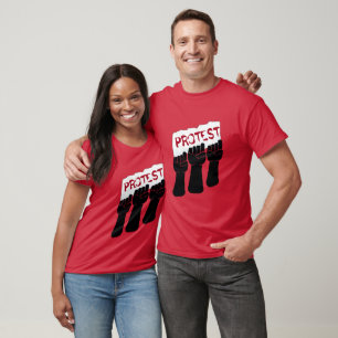 Camiseta PROTESTAR, Editar Texto Para Design