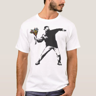 Camiseta Protesto Anarquista do Grafite Banksy