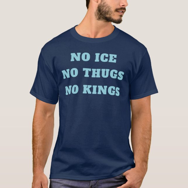 Camiseta Protesto Anti ICE Personalizado (Frente)