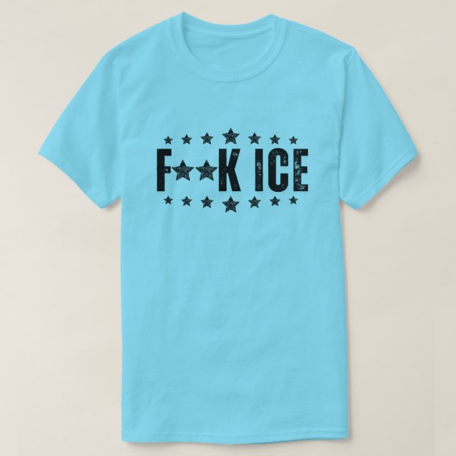 Camiseta Protesto ao ICE (Frente do Design)