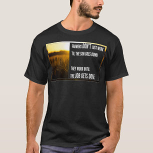 Camiseta Protesto aos agricultores citação