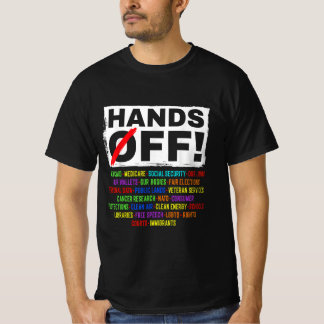 Camiseta Protesto contra segurança social resiste demo de s